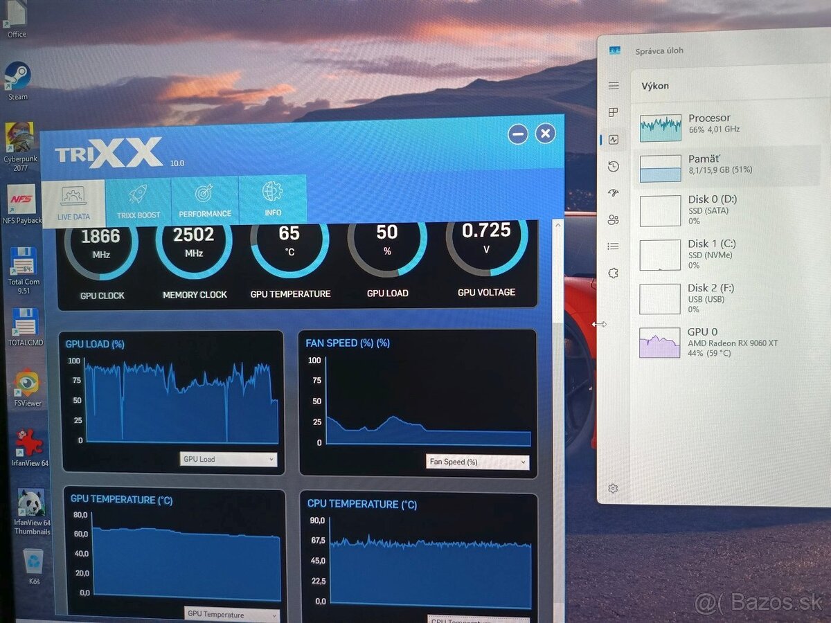 Predám kvalitný herný budget PC, tichý a výkonný. - 11