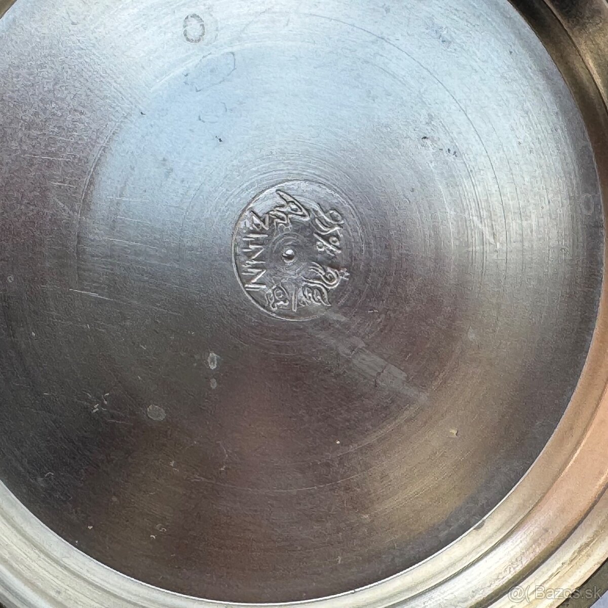 Pěkný cínový džbánek s vesnickými motivy - 11