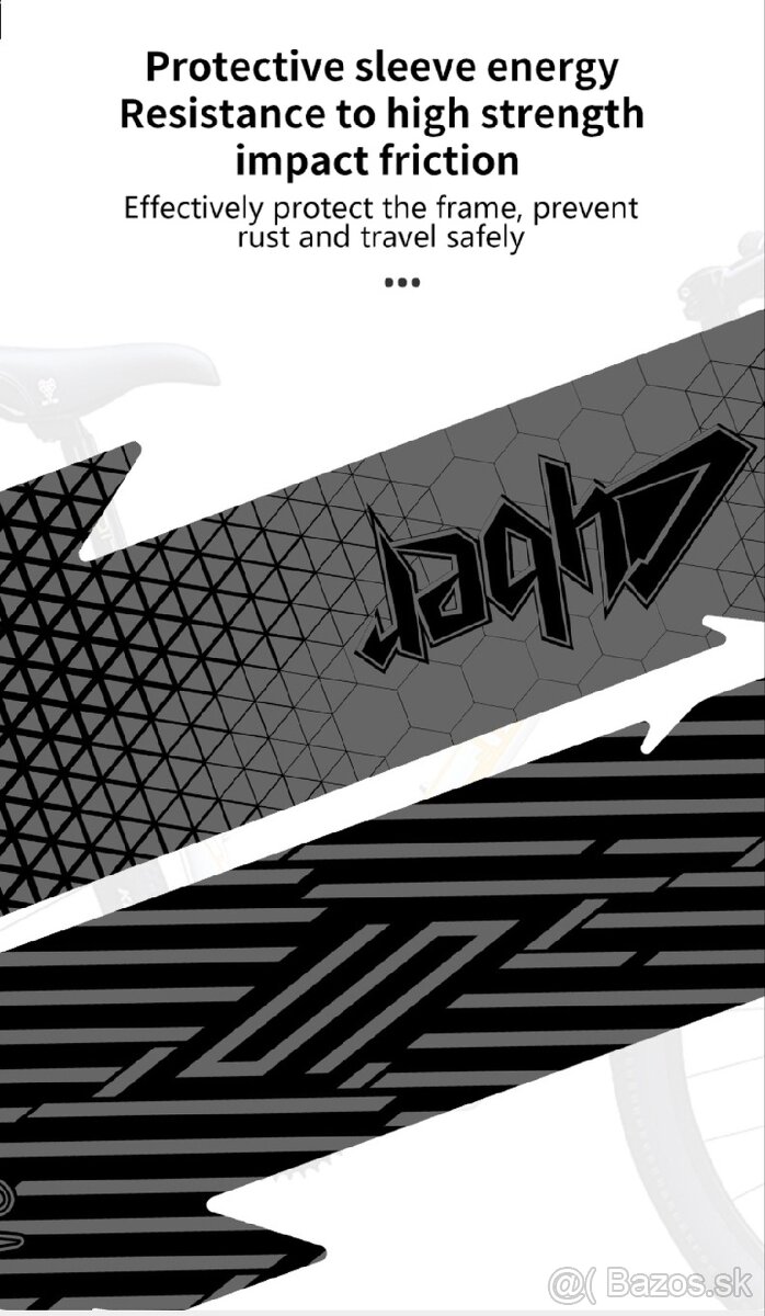 Nové ochranné nálepky na rám bicykla - 11