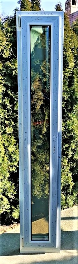 Predám plastové okno, biela, zlatý dub, sivá - 11