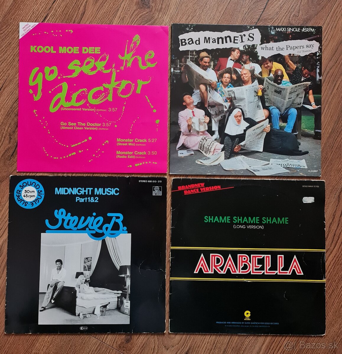 Vinyl maxi single 12" - pop, rock, disco, funk, house, rap - 11