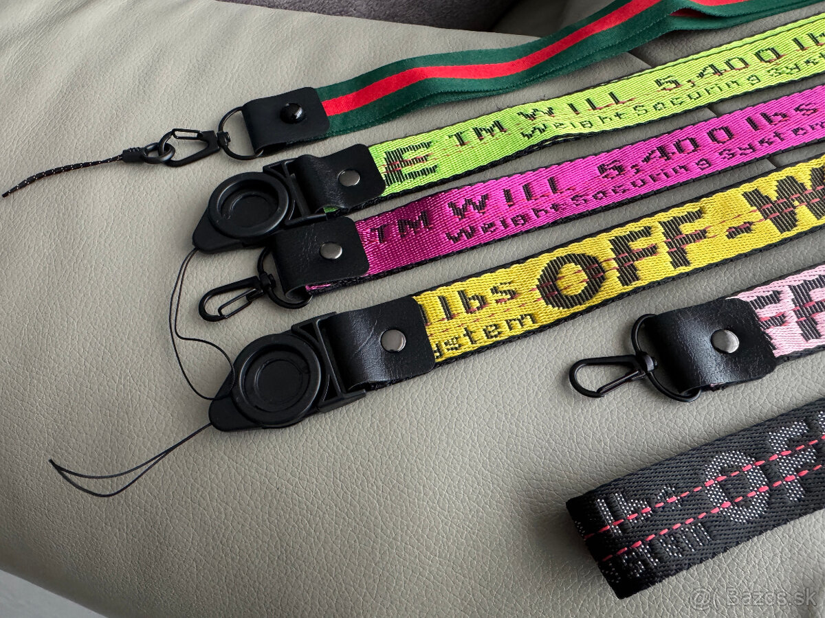 Štýlové šnúrky značky Off-white, GG, PP - 11