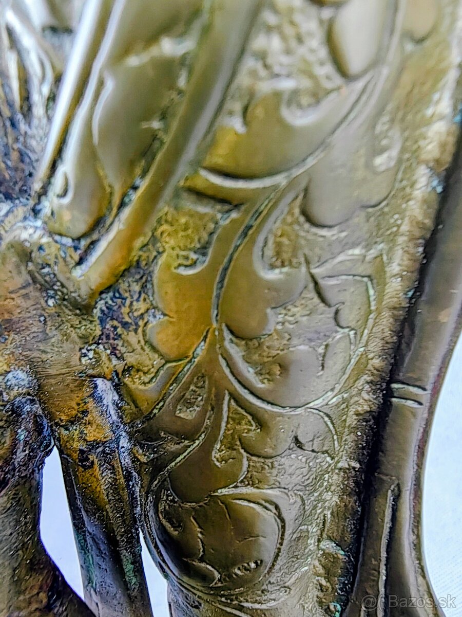 Veľká bronzová socha Tara Mudra Maja 52cm - Nepál - 11