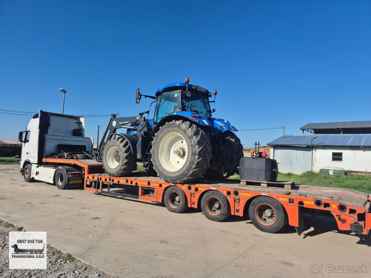 🚜 PREPRAVA STROJOV PODVALNÍKOM ➜ NAVIJÁK 18 t - 11