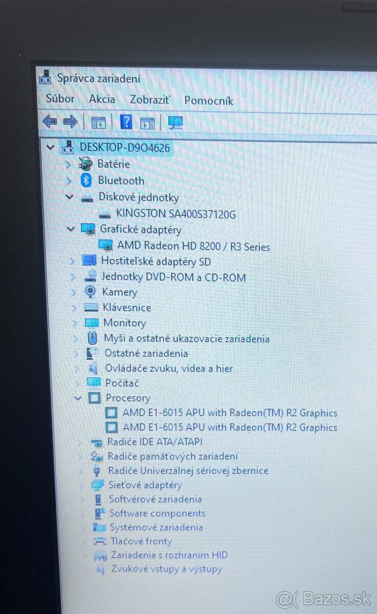 HP 255 G4 / AMD E1 / 4GB RAM / 120GB SSD /15.6" nepoužívaný - 11