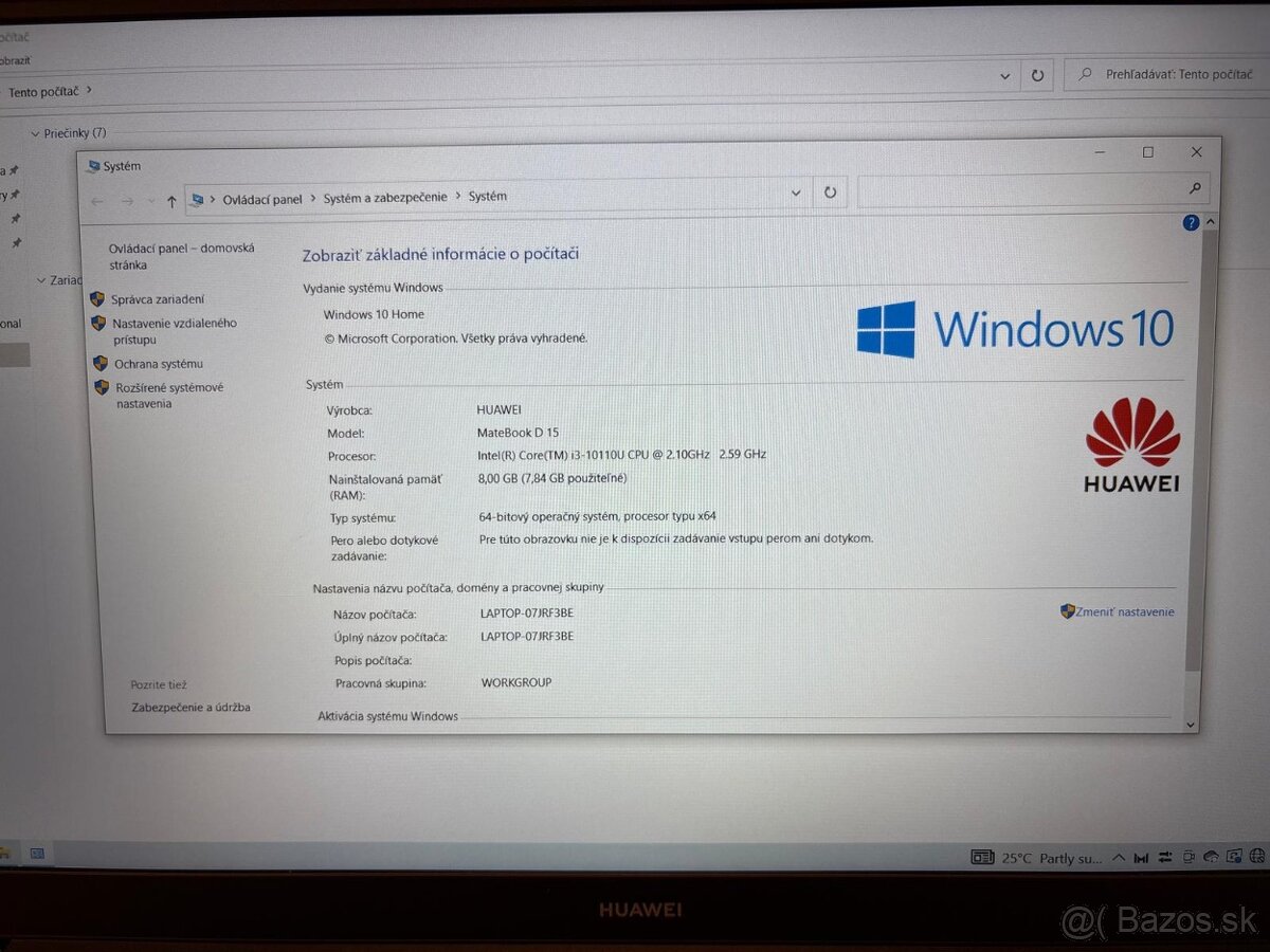 Huawei Matebook D15 - ešte v ZÁRUKE - 11