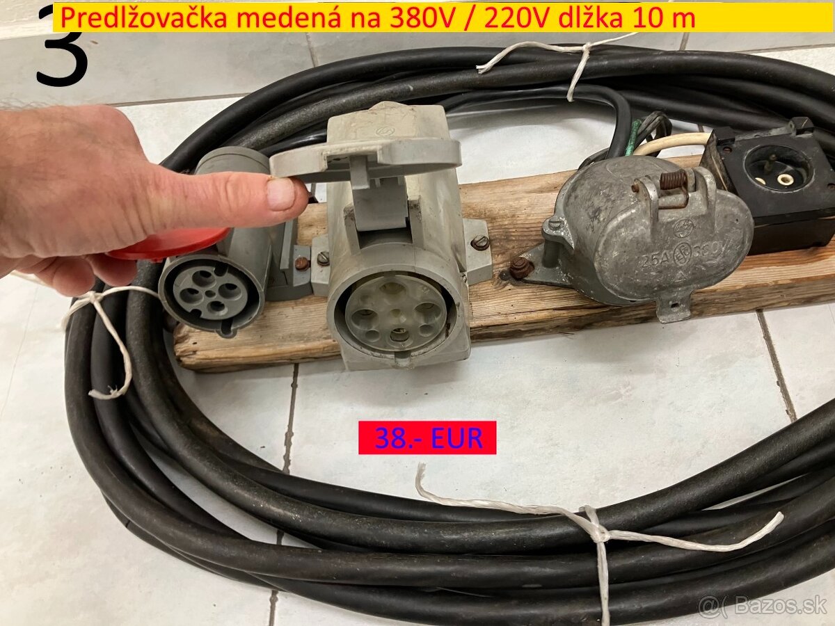 Predlžovačka medená na 380 V - 11