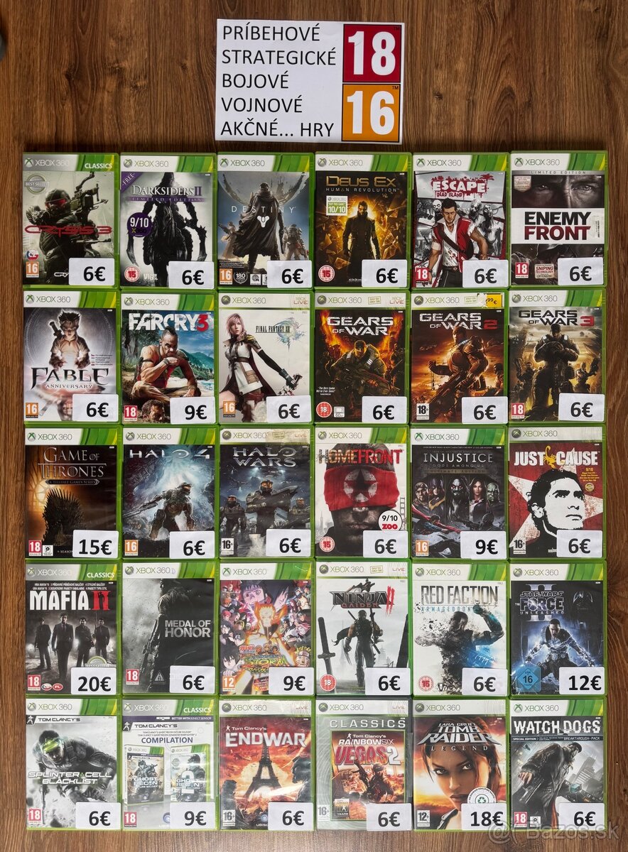 HRY na XBOX 360 (4+1 alebo 6+2 ZDARMA) - 11