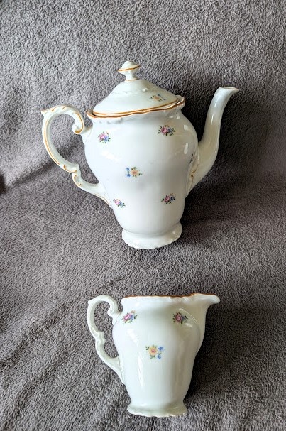 Taniere + krčahy porcelánové/retro - 11