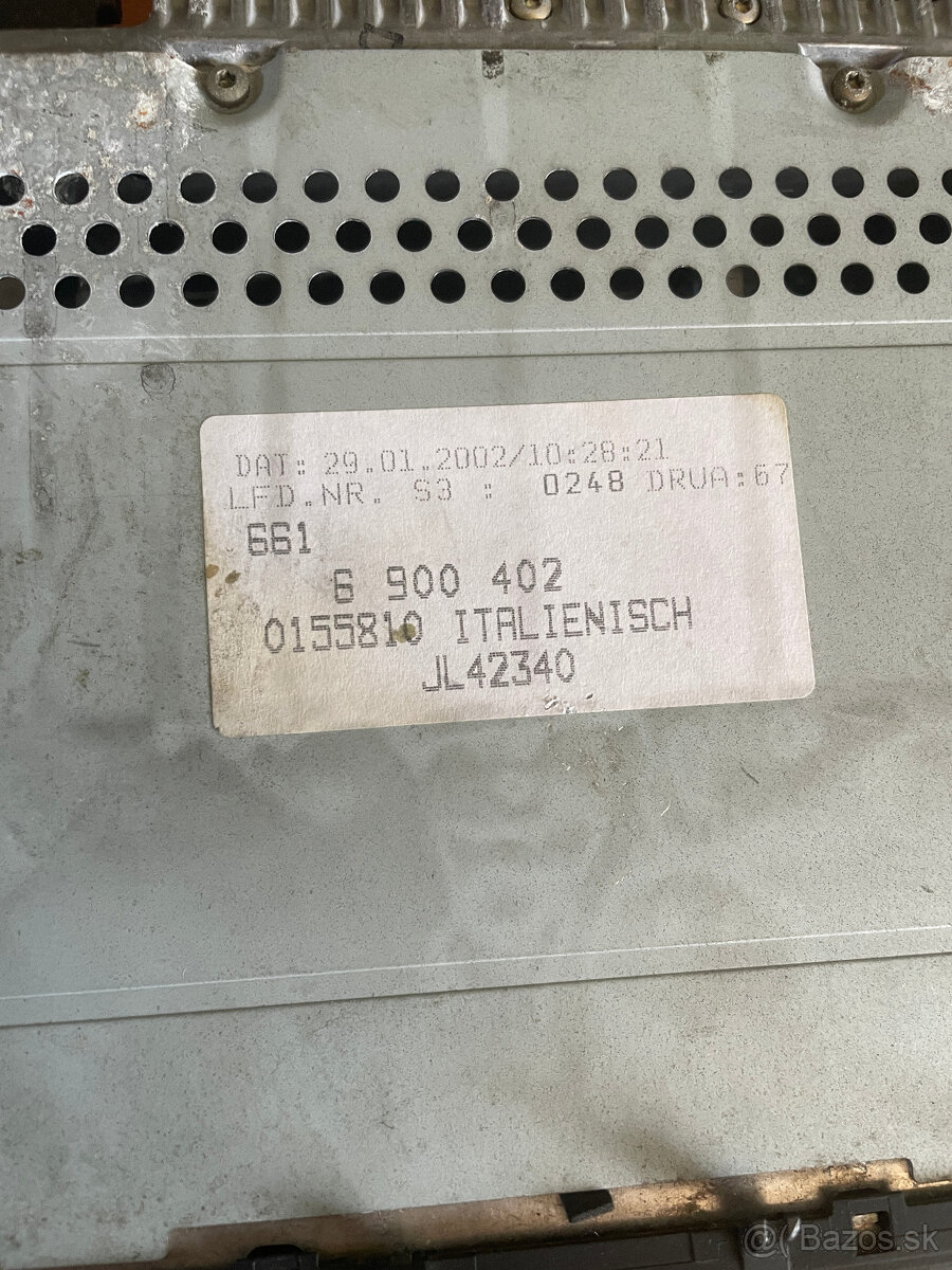 Predám originálne rádio a ovladanie klimatizácie na BMW e46 - 11