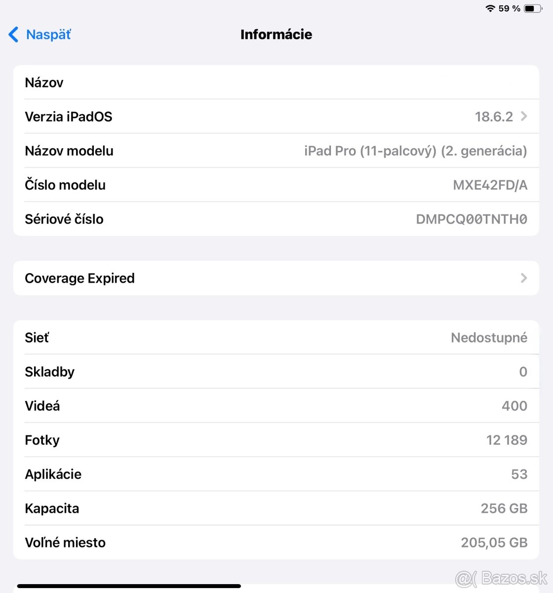 iPad Pro 11” (2.gen.) 256GB wifi cellular + magic keyboard - 11