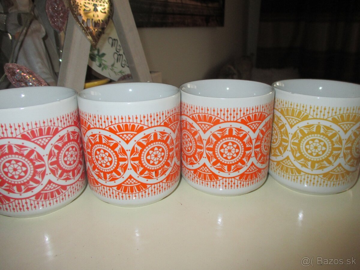 hrnčeky, tanierky, taniere - 11