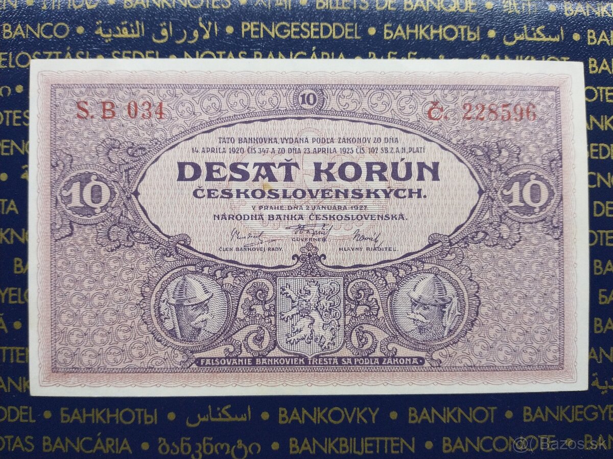 bankovky ČSR - 11