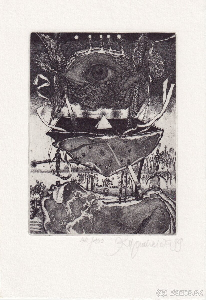 predam exlibris grafiky Karol Ondreička - 11