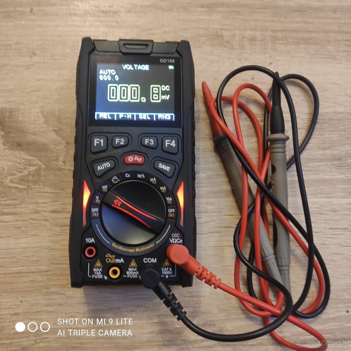 Predám nový digitálny osciloskop – multimeter GD188 - 11