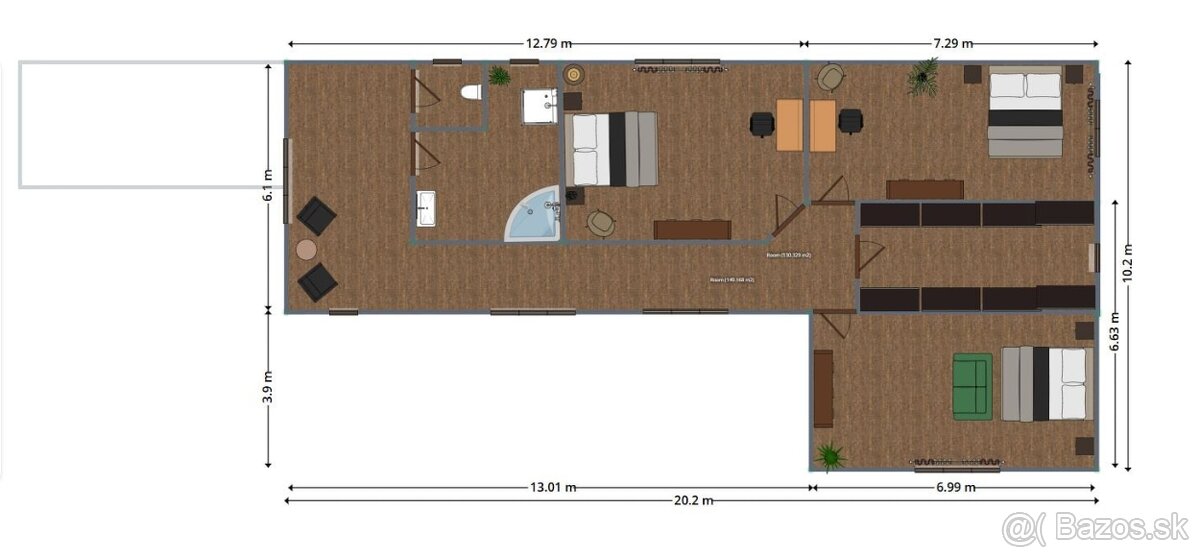 STAVEBNÝ POZEMOK - 500m2 - Kráľovský Chlmec - 11