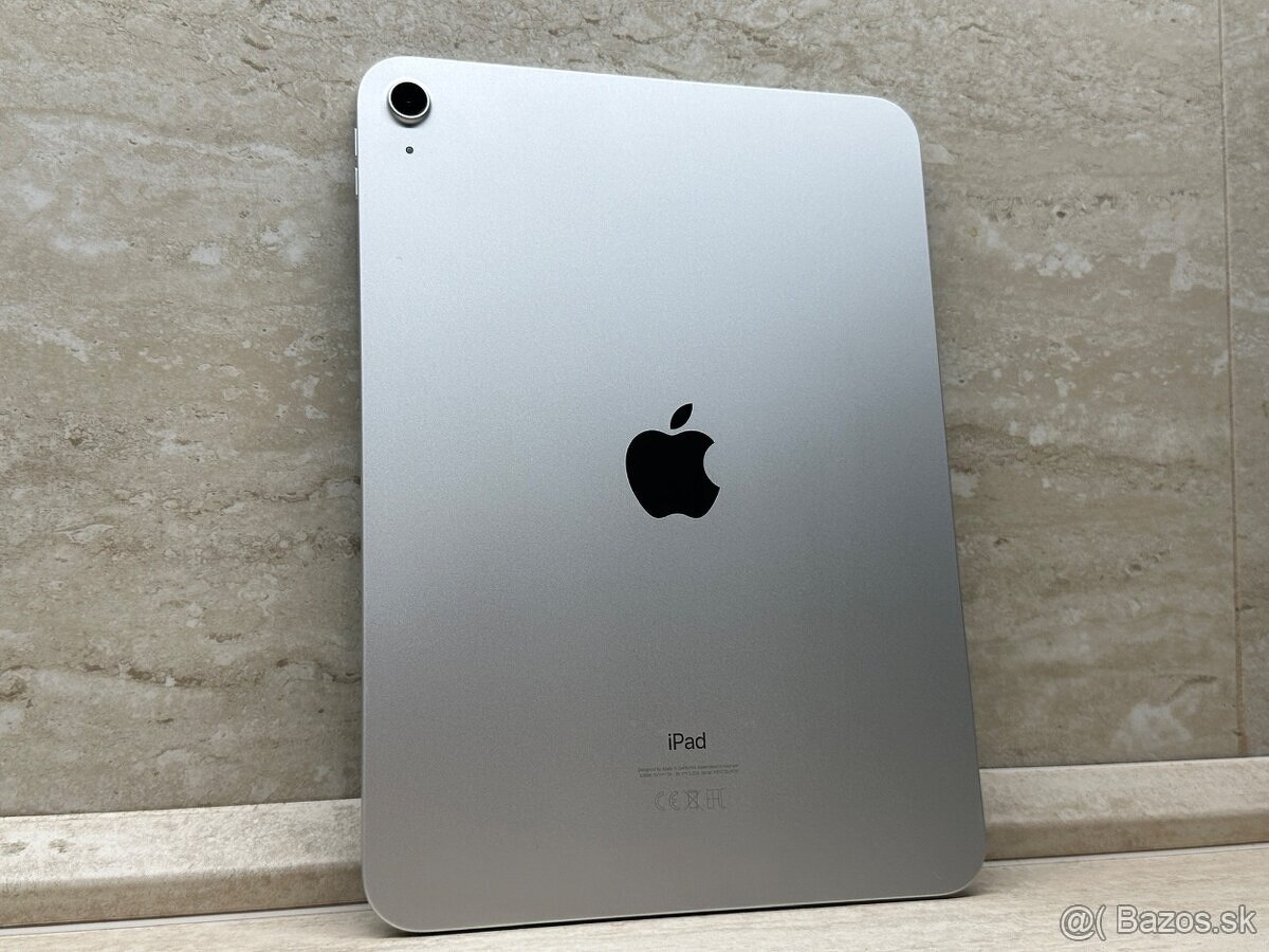 Apple iPad 10.9 (2022) 64GB Wi-Fi Silver, 100%, 0 cyklov - 11