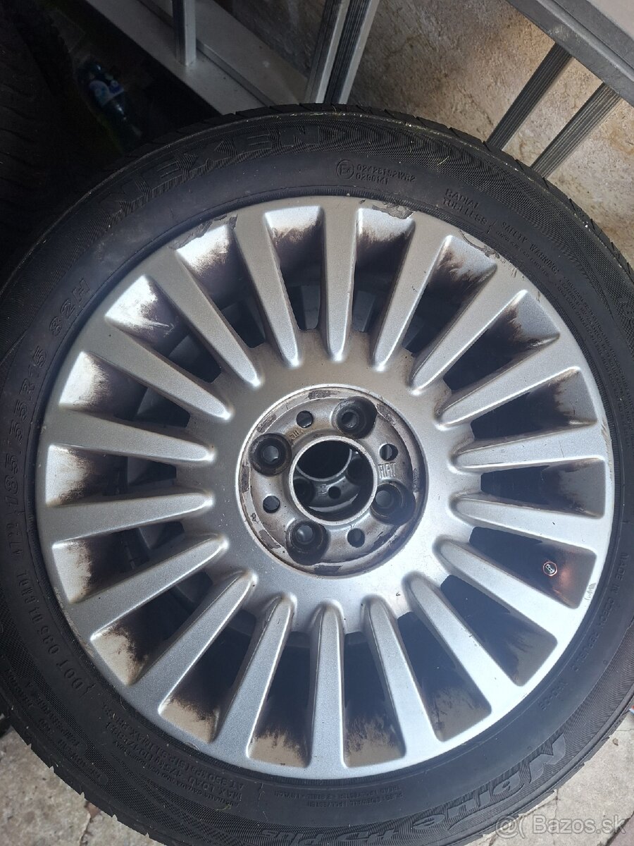 Letne 15 kolesa/pneu/ /Disky Fiat 500 185/55/R15 - 11