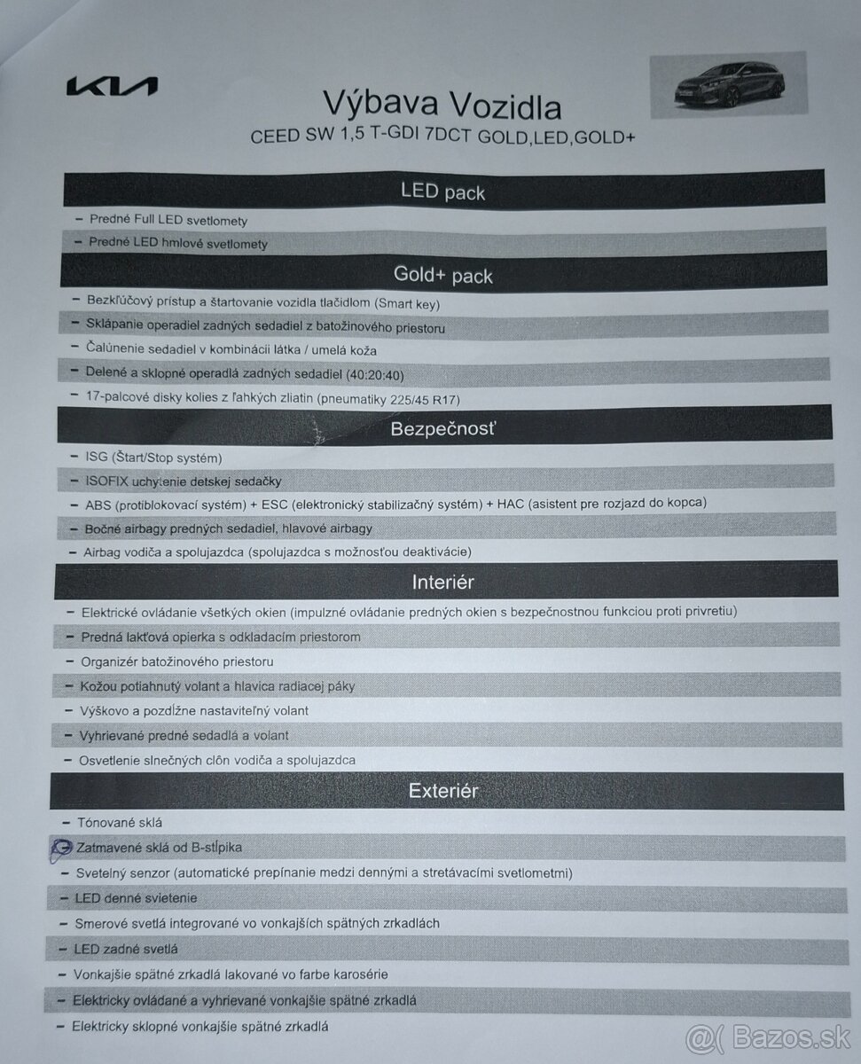 Kia Ceed SW 1.5 T-GDI Automat 2025 v Záruke - 11