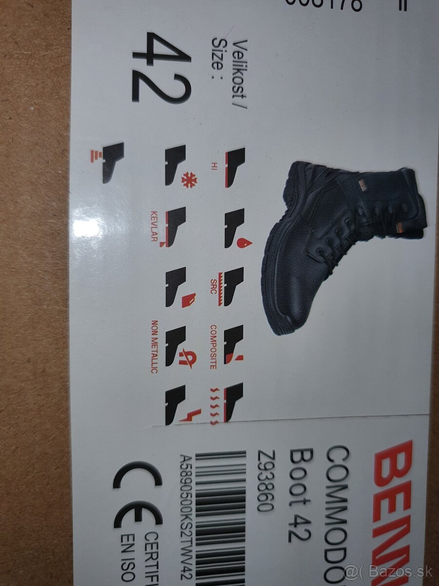 Bennon commodore pracovná obuv veľkosť 42 - 11