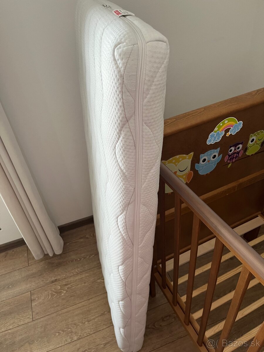 Kvalitná Detská postieľka Noble Cot 120x60 Vintage - 11