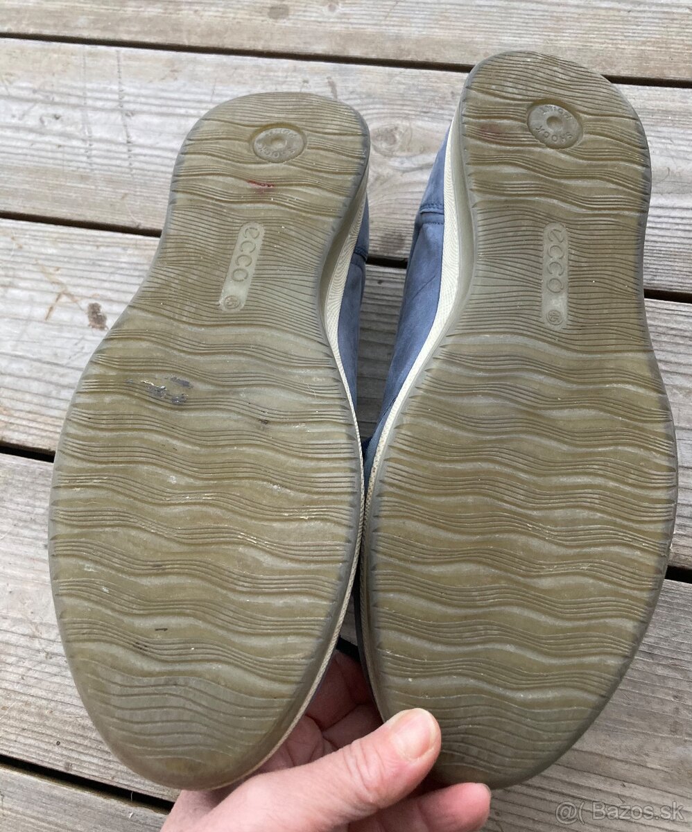 pánske modrosivé mokasíny - 11