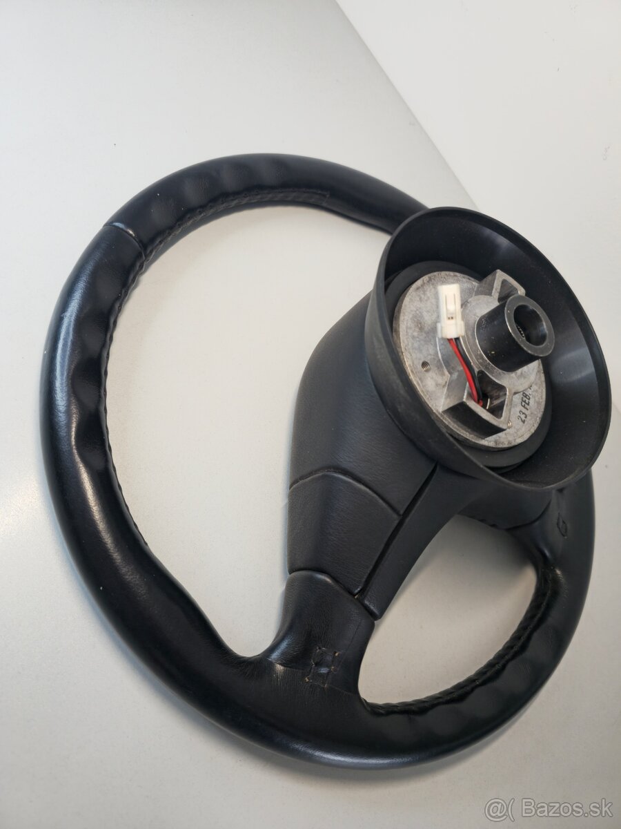 MOMO kožený volant punto gt, coupe, uno, barcheta - 11