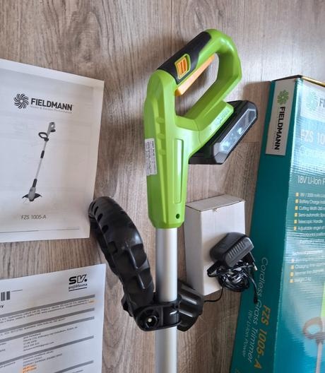 Aku záhradná kosačka strunová Fieldmann FZS 1005-A - 11