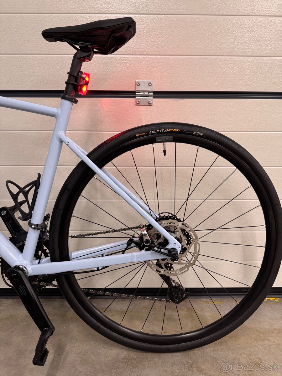 Cestný bicykel EDR AF Microshift Sword 2x10r svetlomodrý - 11