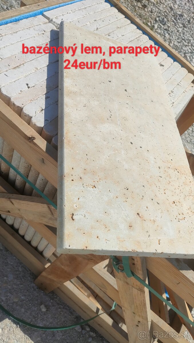 Najlepšia cena bazénové lemy a dlažby travertín - 11