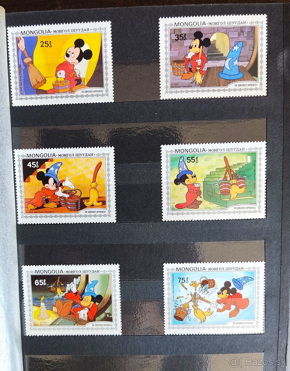 Poštové známky + album - 11