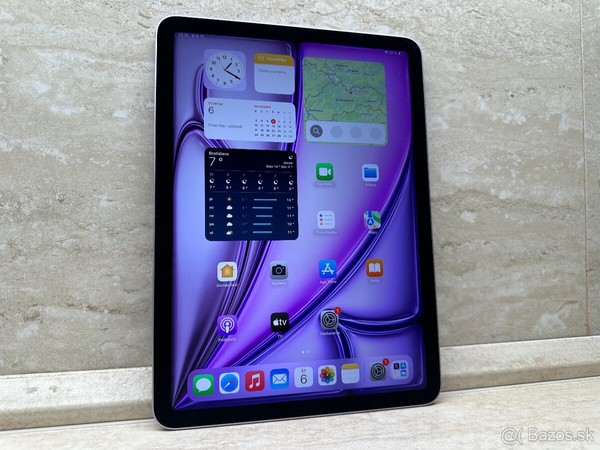 Apple iPad Air 11 M2 256 GB Wi-Fi Purple, záruka - 11