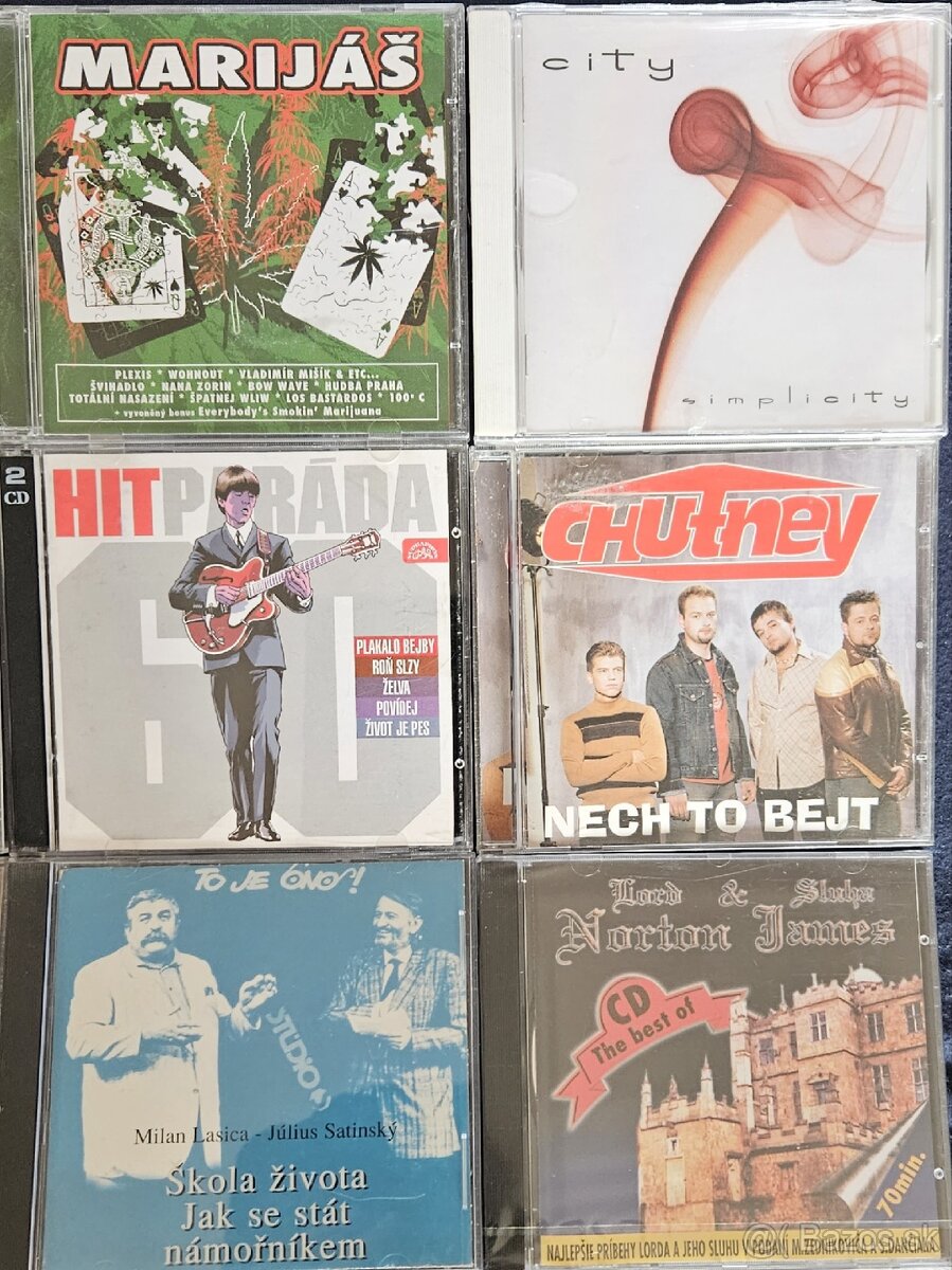 CD predaj: Česká a Slovenská tvorba 1. - 11