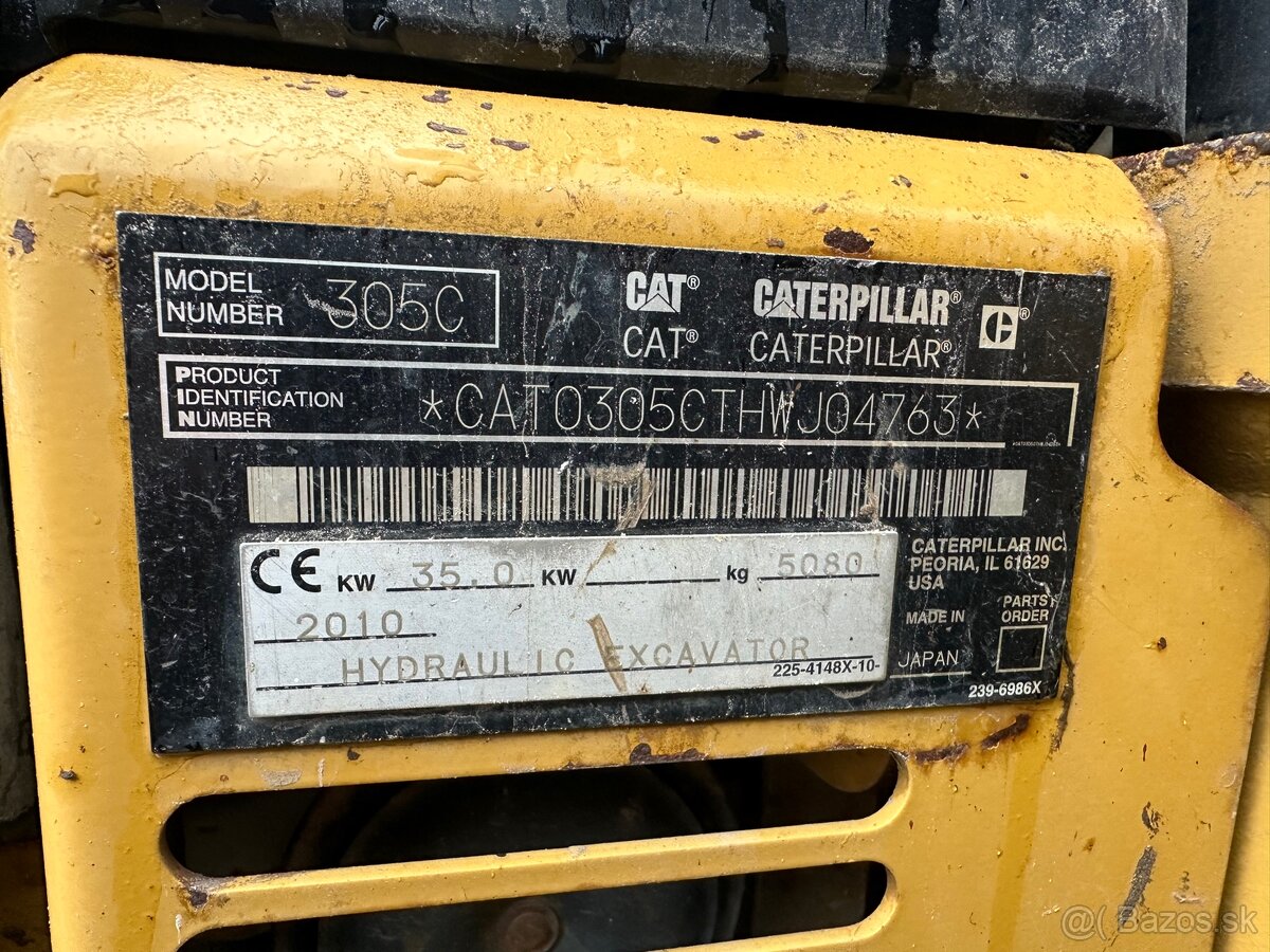 Cat 305 C CR 2010 - 11