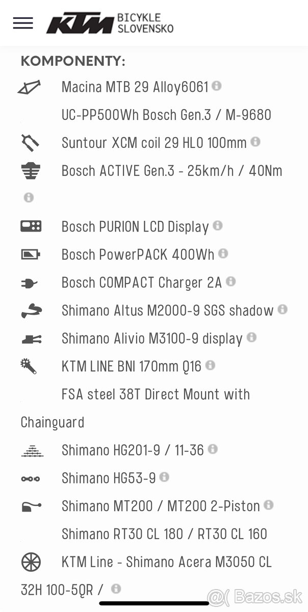 KTM MACINA RIDE 400 PowerPack Bosch - 11