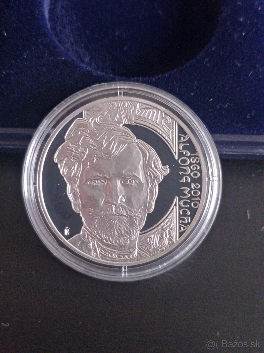 Strieborné mince 200 korún Česká Republika PROOF - 11