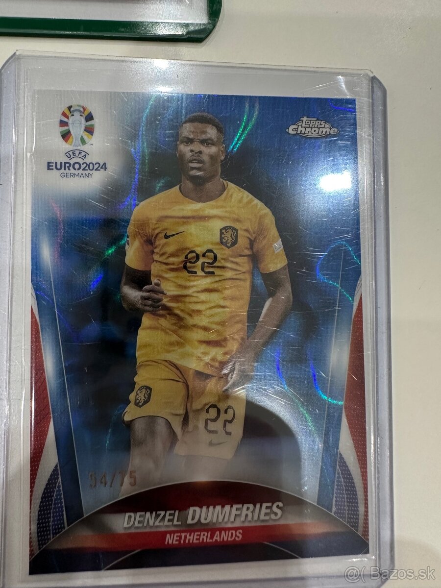 TOPPS CHROME FUTBALOVÉ KARTY LIMITOVANÉ KARTIČKY - 11