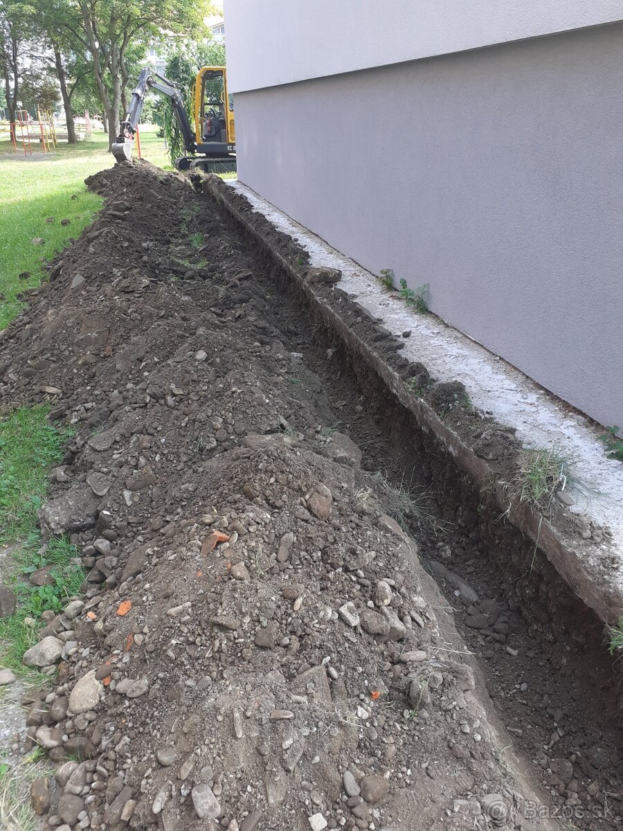 Vykopove a zemne prace, bager - 11