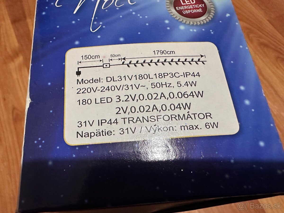 Vianocny stromcek 180 cm vratane ozdob a svetiel - 11