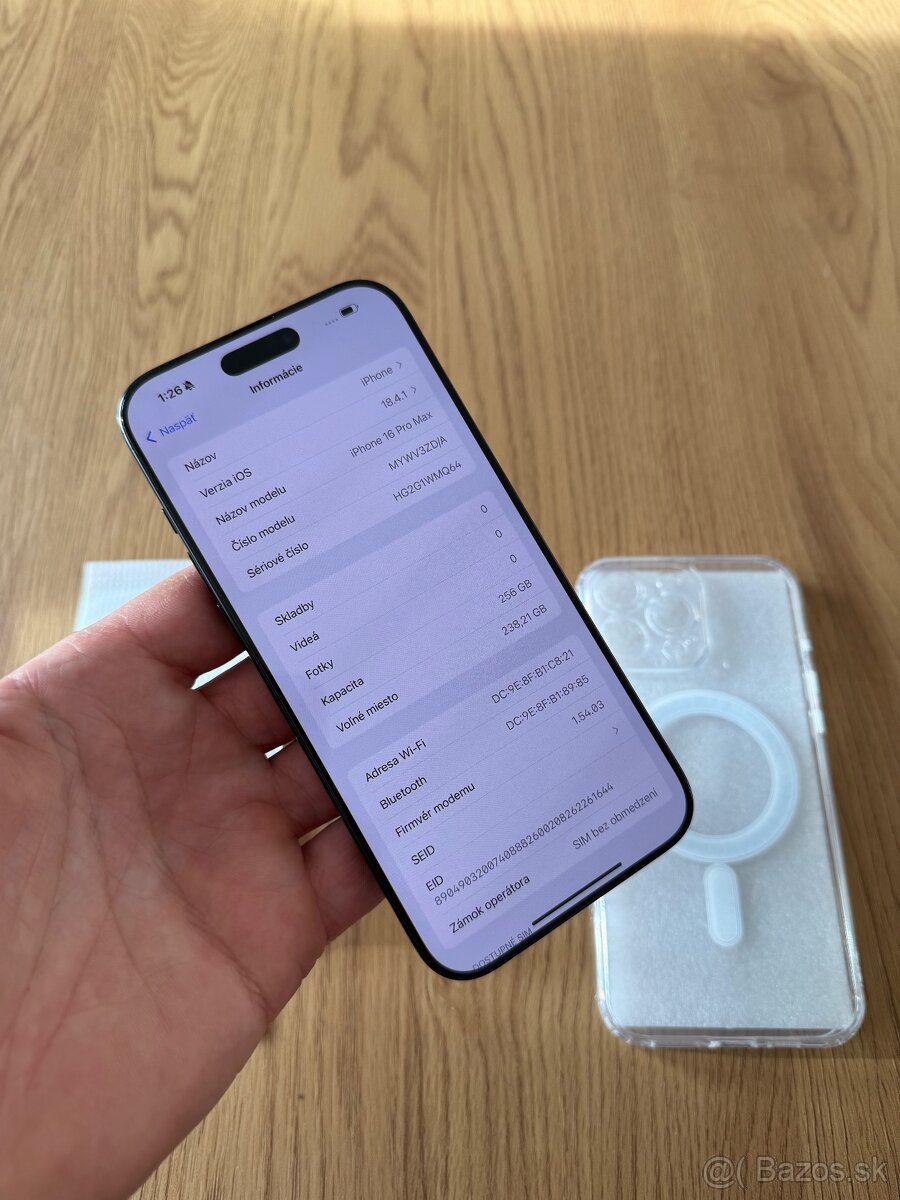 iPhone 16 Pro Max 256 gb Black Titanium v záruke - 11