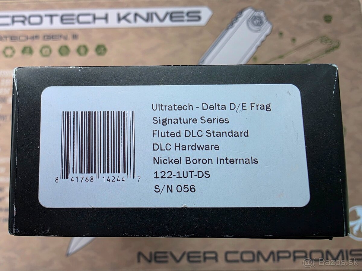 Microtech Ultratech Delta Frag Fluted DLC - 11