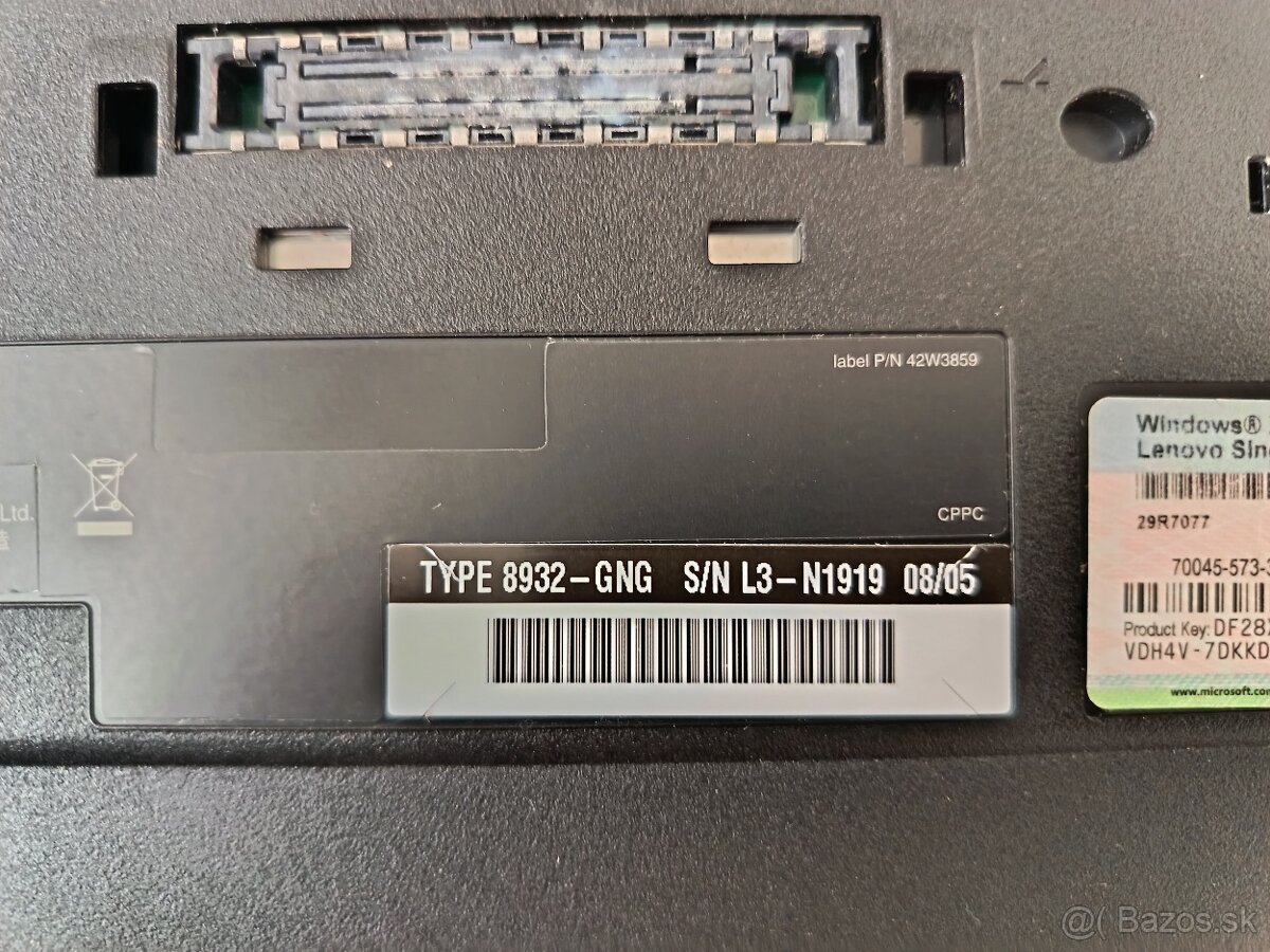 Predám notebook Lenovo Thinkpad R61i - 11