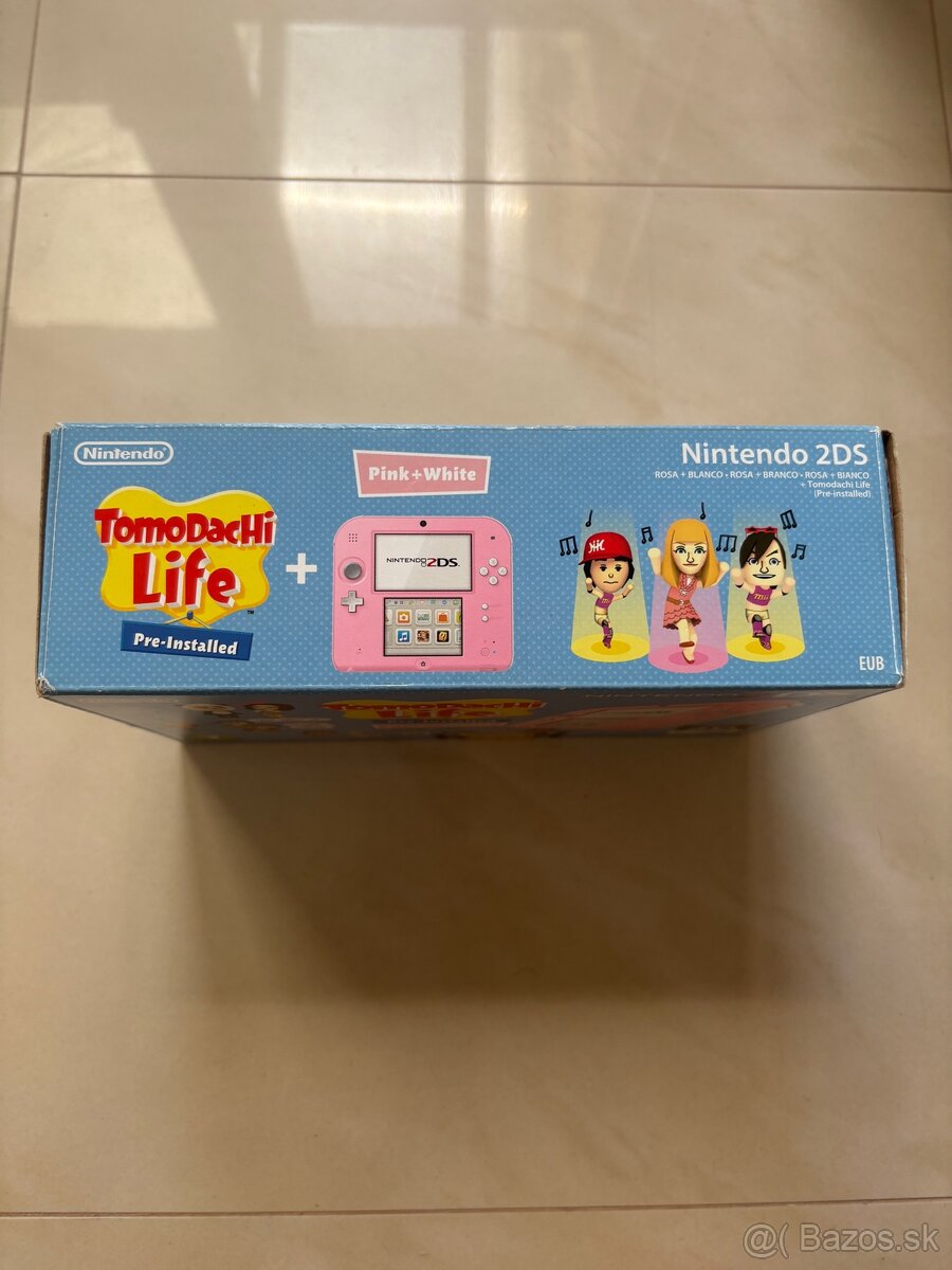 Nintendo 2DS TomoDachi Life + Hry & Box - 11