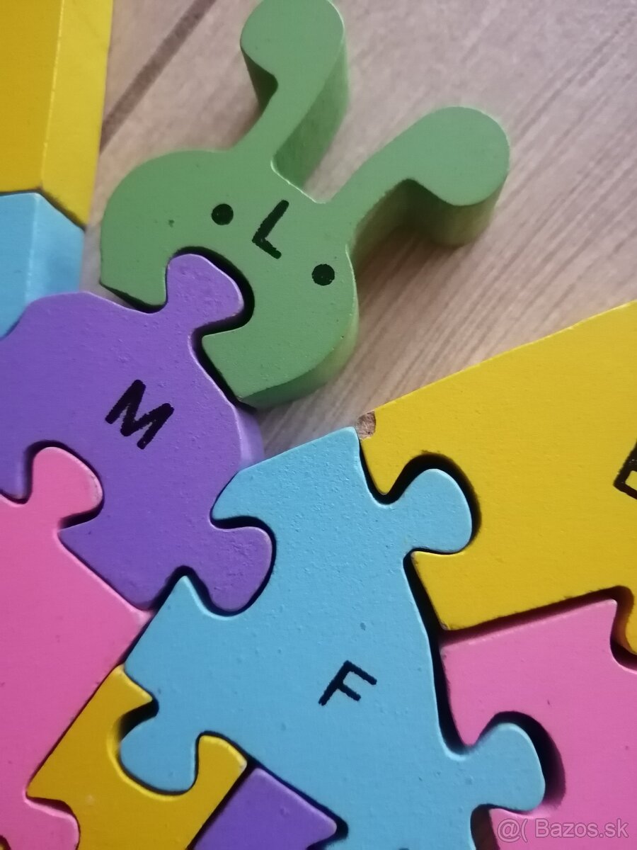 Drevené obojstranné puzzle - 11