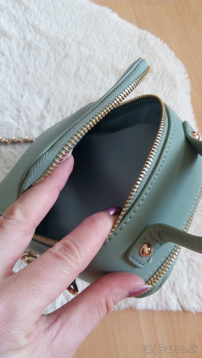 Crossbody kabelka mentolová - 11