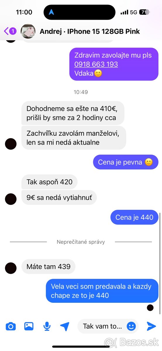 Apple iPhone 15 Pro 128GB Natural Titanium - 11