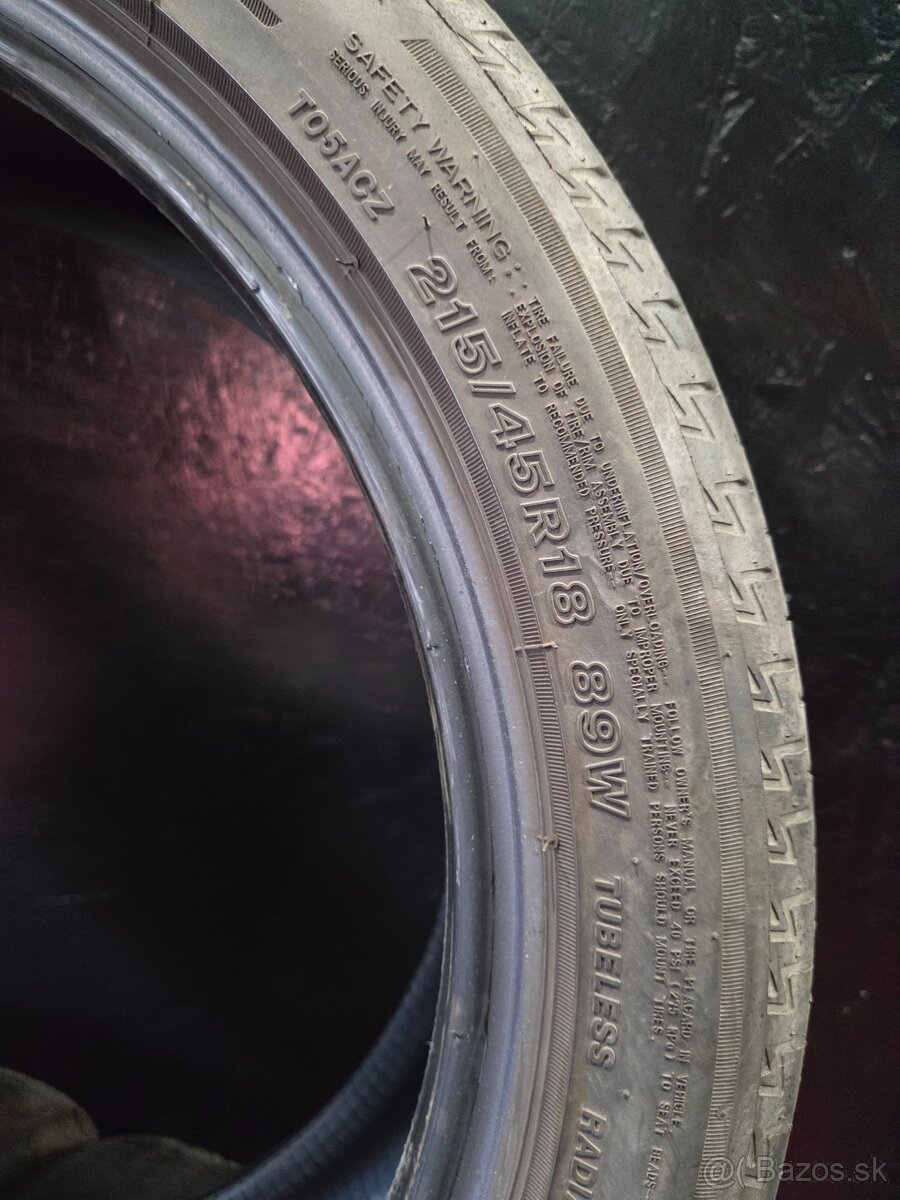 215/45 R18 Bridgestone Letne pneumatiky - 11
