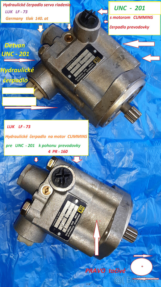 Hydraulické čerpadlá a hydromotory - Nové - 11