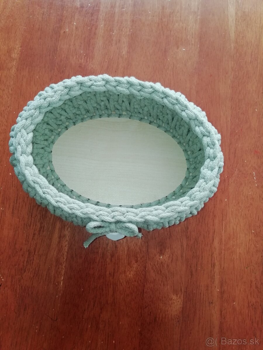 Háčkované košíčky, vianočný darček - 11