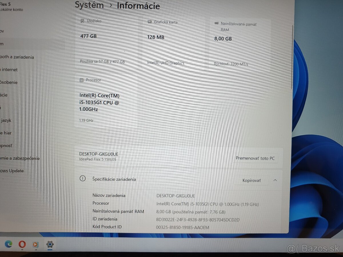 Notebook - Tablet LENOVO - 11